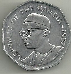 GAMBIA 1 DALASI 1987 UNC KM 29 UNC - Imagen 2