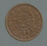 ANGOLA 50 CENTS 1954 KM 75 XF - Imagen 2