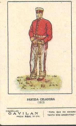 FIGURITA CIGARRILLOS GAVILAN PARTIDA CELADORA
