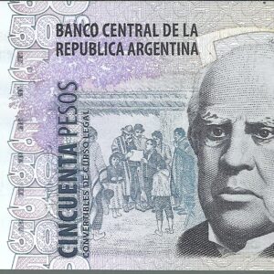 ARGENTINA CONVERTIBLE CURSO LEGAL 50 PESOS BOT 3602 UNC
