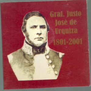 ARGENTINA 1 PESO JUSTO JOSE DE URQUIZA BLISTER UNC