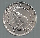LIBERIA 1/2 CENT 1941 KM 10a