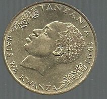 TANZANIA 20 SENTI 1981 KM 2 - Imagen 2