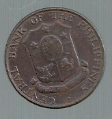 FILIPINAS 1 CENT 1962 KM 186
