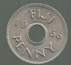 FIJI PENNY 1966 KM 21