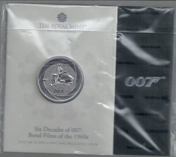 SET PROOF JAMES BOND 007 2023 6 DECADAS