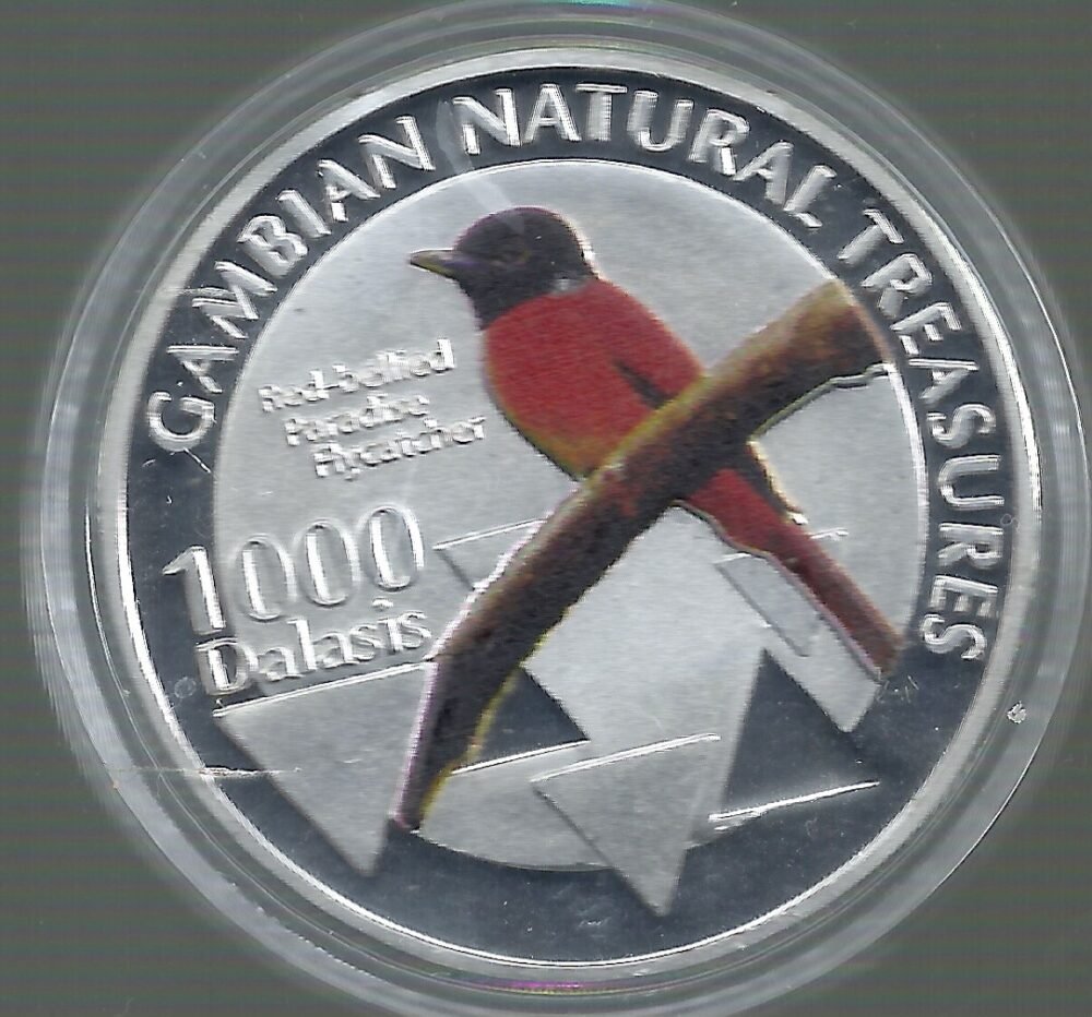 GAMBIA NATURAL TREASURE 1000 DALASIS 2015 RED BELLIED