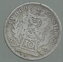 ALEMANIA BAVARIA 10 KRAUZER 1775