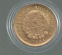 argentino de oro 1881