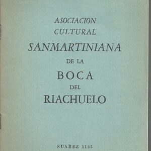 ASOCIACION CULTURAL SANMARTINIANNA DE LA BOCA DEL RIACHUELO BENITO QUINQUELA MARTIN
