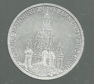 ALEMANIA 10 MARK 1995 J PLATA