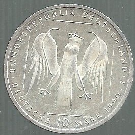 ALEMANIA 10 MARK 1996 J PLATA - Imagen 2