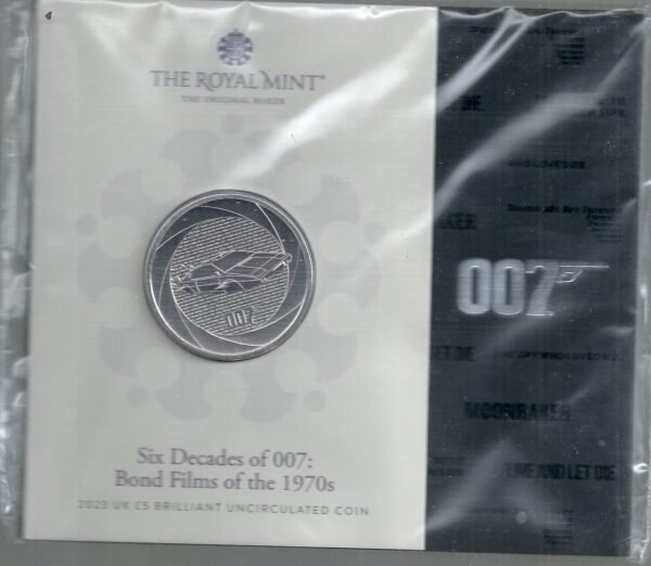 SET PROOF JAMES BOND 1970 007 2023 6 DECADAS