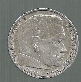 ALEMANIA 5 REICHSMARK 1937 G - Imagen 2