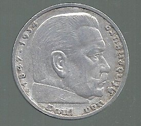 ALEMANIA 5 REICHSMARK 1939 B - Imagen 2