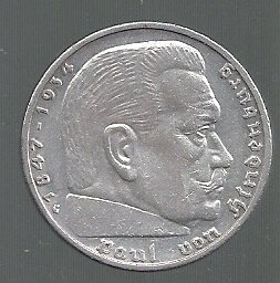 ALEMANIA 5 REICHSMARK 1936 G - Imagen 2