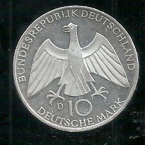 ALEMANIA 10 MARK 1972 OLIMPIADA 1972 D - Imagen 2