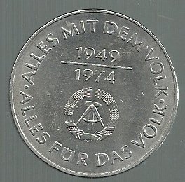 ALEMANIA 10 MARK 1974 A KM 50