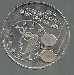 ALEMANIA 5 MARK 1985 F KM 162