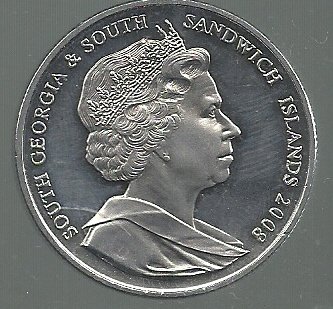 SOUTH GEORGIA SANDWICH ISLAND 2 POUNDS 2008 - Imagen 2
