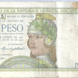 URUGUAY 1 PESO 1930 PICK 17