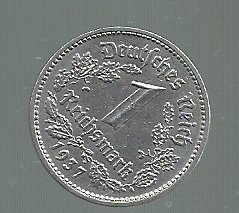 ALEMANIA 1 MARK 1937 F