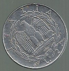 ITALIA 2 LIRA ROMA 1940 KM 78a