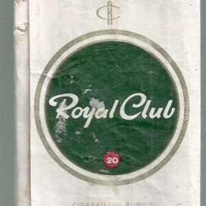 MARQUILLA ROYAL CLUB 20 CIGARRILLOS INDUSTRIA ARGENTINA SOFT