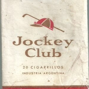 MARQUILLA JOCKEY CLUB 20 CIGARRILLOS INDUSTRIA ARGENTINA SOFT