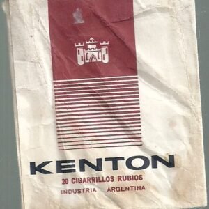 MARQUILLA KENTON 20 CIGARRILLOS INDUSTRIA ARGENTINA SOFT