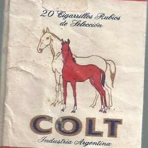 MARQUILLA COLT 20 CIGARRILLOS INDUSTRIA ARGENTINA SOFT