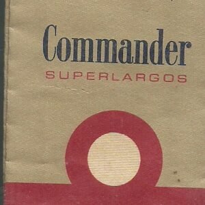 MARQUILLA COMMANDER 20 CIGARRILLOS INDUSTRIA ARGENTINA