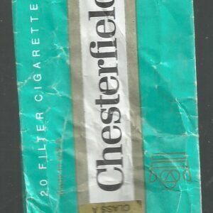 MARQUILLA CHESTERFIELD MENTOL 20 CIGARRILLOS INDUSTRIA USA SOFT