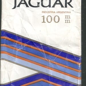 MARQUILLA JAGUAR 100 20 CIGARRILLOS INDUSTRIA ARGENTINA