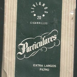 MARQUILLA PARTICULARES 20 CIGARRILLOS INDUSTRIA ARGENTINA