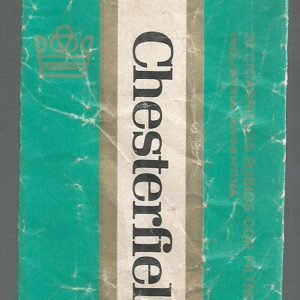 MARQUILLA CHESTERFIELD 20 CIGARRILLOS INDUSTRIA ARGENTINA