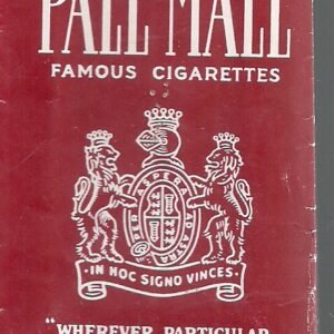 MARQUILLA PALL MALL 20 CIGARRILLOS USA SOFT