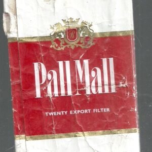 MARQUILLA PALL MALL 20 CIGARRILLOS EXPORTACION SOFT