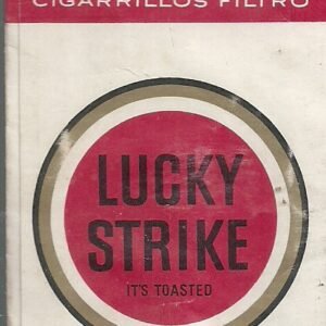 MARQUILLA LUCKY STRIKE 20 CIGARRILLOS INDUSTRIA ARGENTINA SOFT