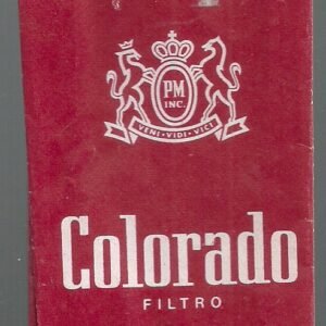 MARQUILLA COLORADO 20 CIGARRILLOS INDUSTRIA ARGENTINA