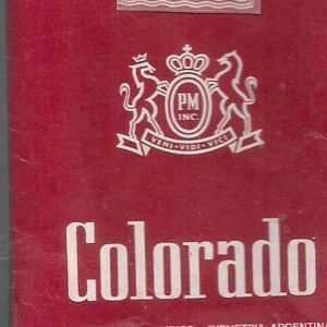 MARQUILLA COLORADO 20 CIGARRILLOS INDUSTRIA ARGENTINA