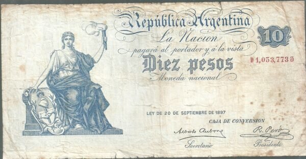 ARGENTINA MACRO CAJA DE CONVERSION 10 PESOS BOT 1418 VF