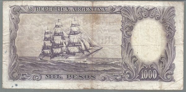 ARGENTINA MONEDA NACIONAL 1000 PESOS BOT 2126 - Imagen 2