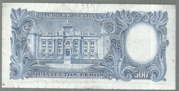 ARGENTINA MONEDA NACIONAL 500 PESOS BOT 2095 - Imagen 2