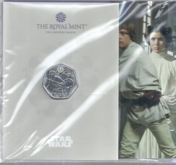 SET PROOF STAR WARS 50 PENCE 2023 JEDI ROYALTY