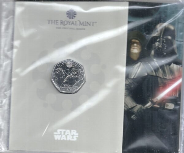 SET PROOF STAR WARS 50 PENCE 2023 ENTER THE DARK SIDE