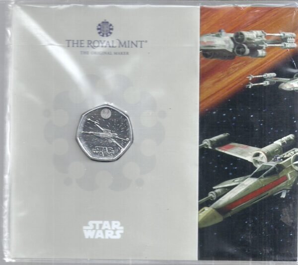 SET PROOF STAR WARS 50 PENCE 2024 THE LEGENDARY STARFIGHTER