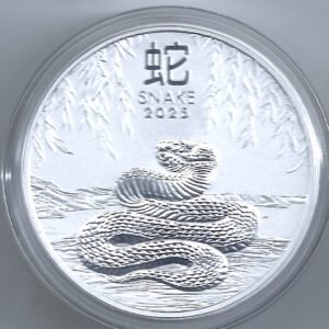 AUSTRALIA 1 DOLAR ONZA PLATA 999 SERPIENTE 2025