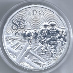 ISLA ASCENSION ONZA PLATA 999 80 AÑOS 2024