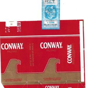MARQUILLA CONWAY 10 CIGARRILLOS INDUSTRIA ARGENTINA SOFT